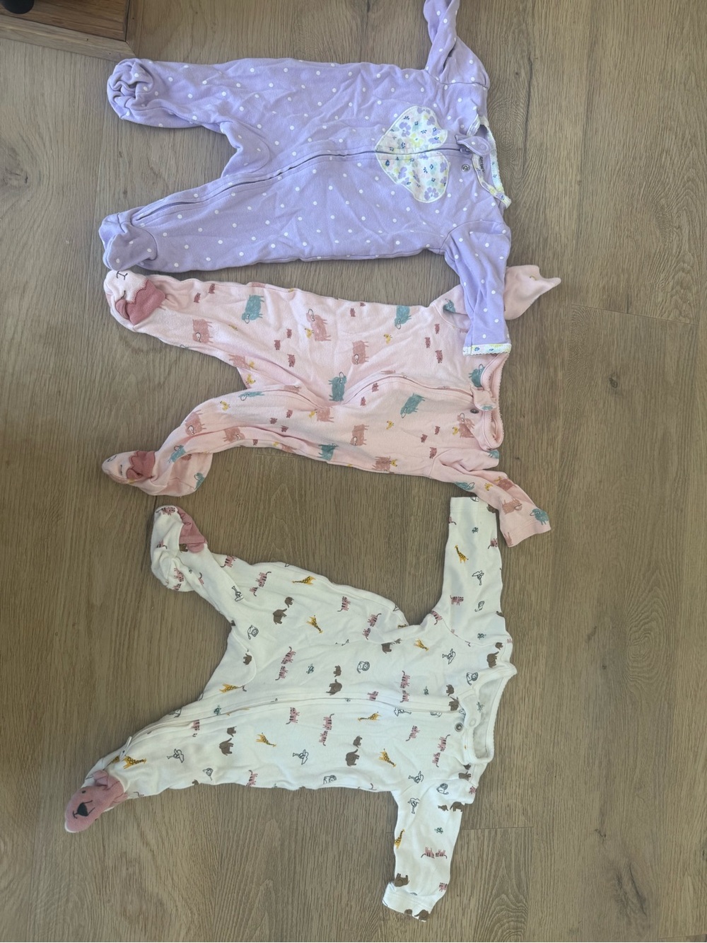 Set of 3 Baby Sleepers